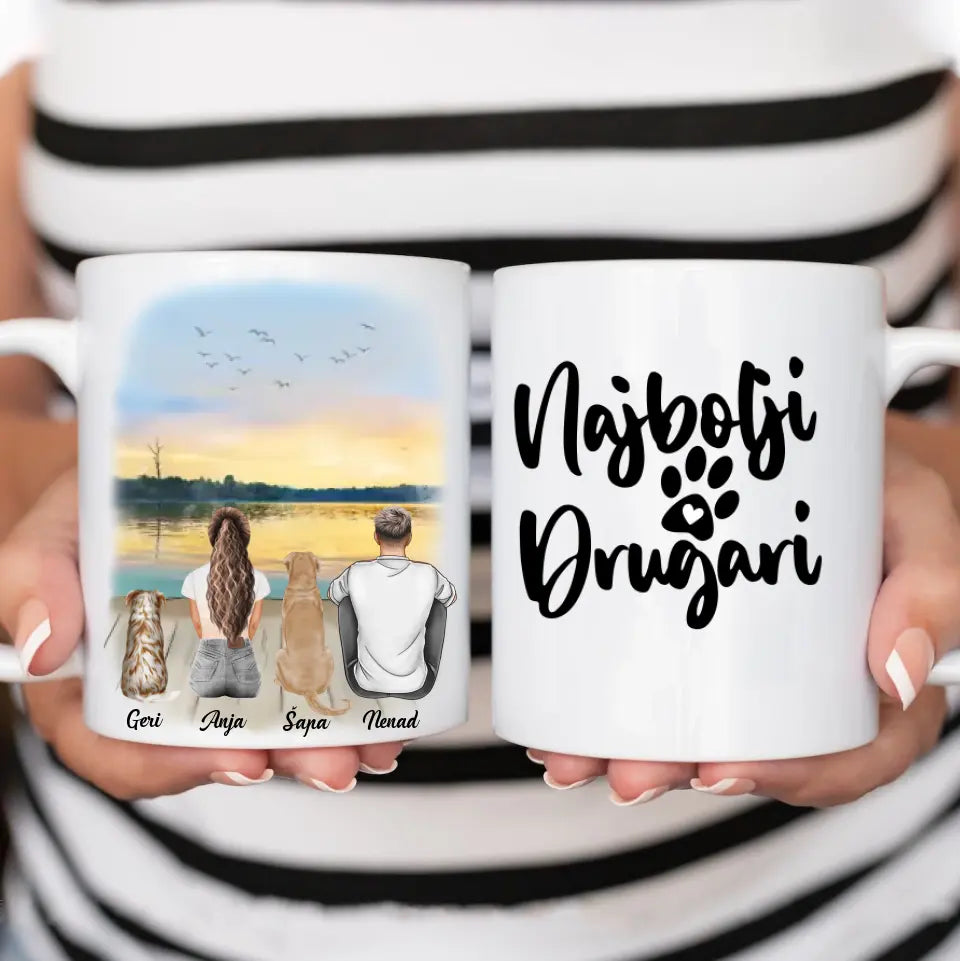 Devojka, Muškarac i Ljubimci - Šoljica