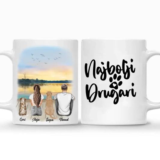 Devojka, Muškarac i Ljubimci - Šoljica