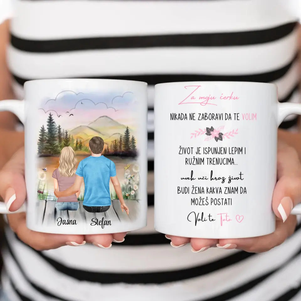 Tata i Ćerka šoljica