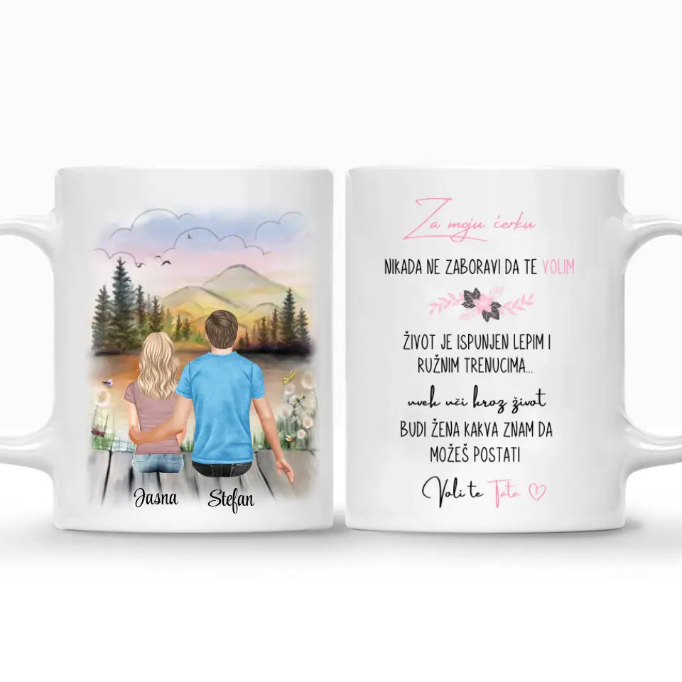 Tata i Ćerka šoljica