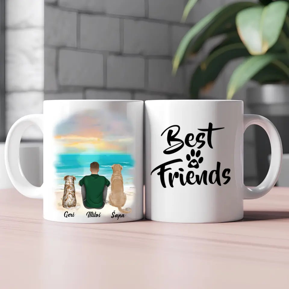 Dečak i Psi Šoljica