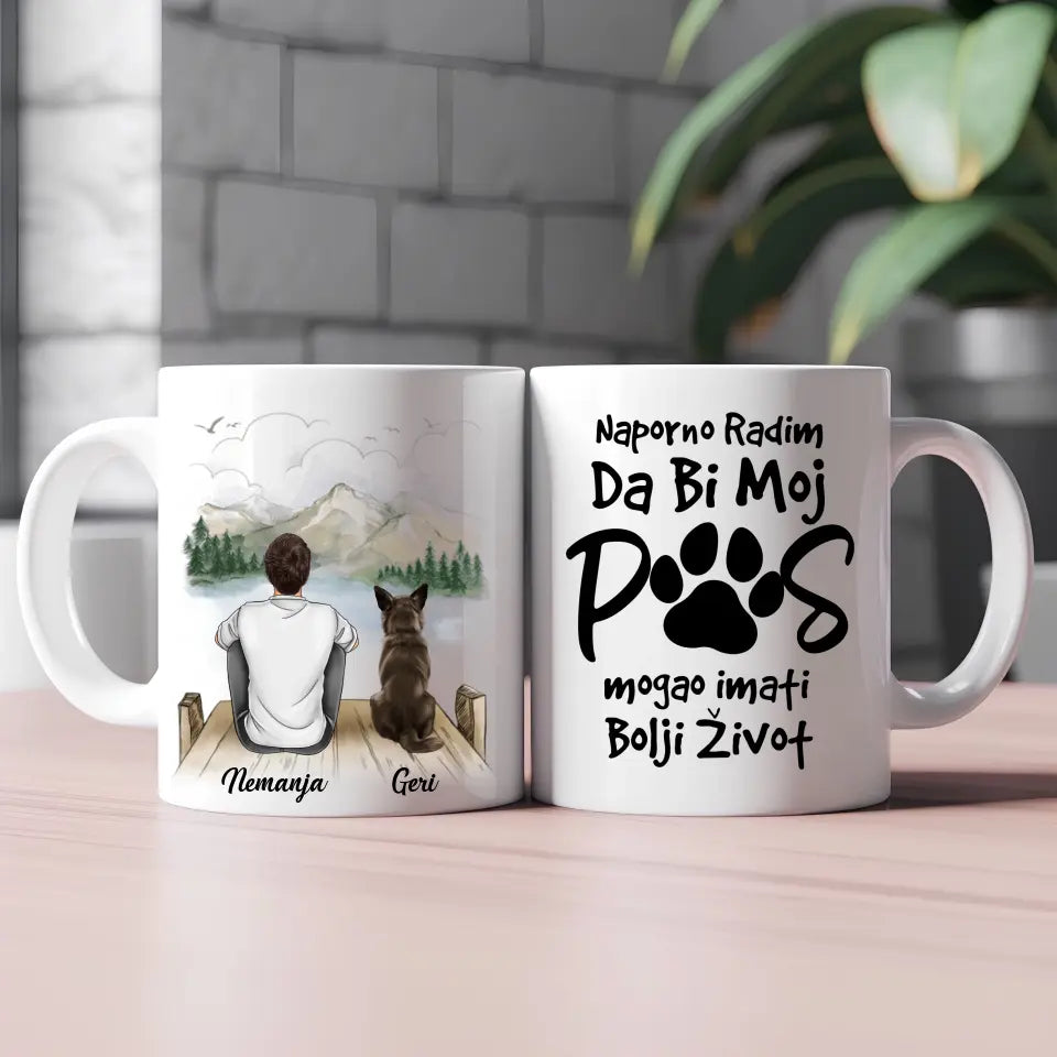 Dečak i Pas šoljica