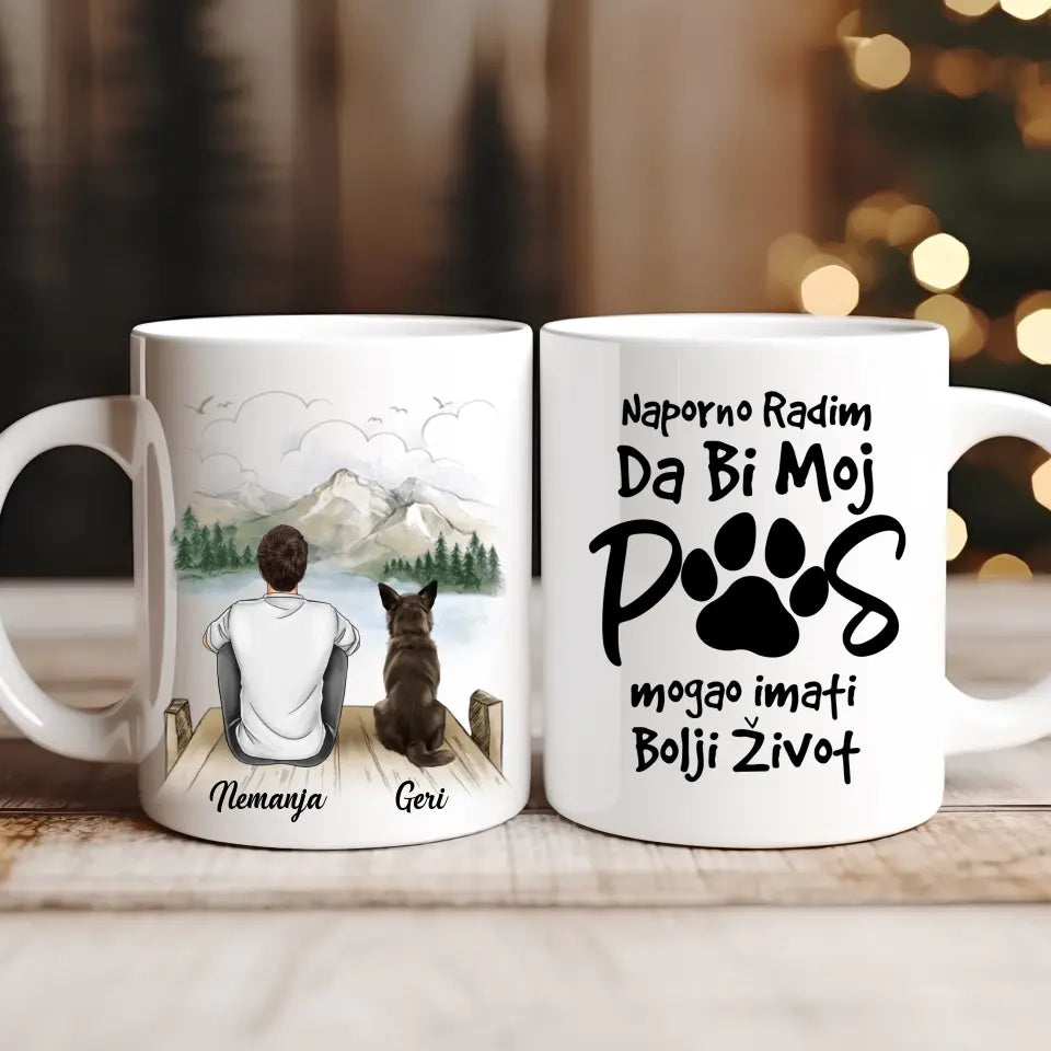 Dečak i Pas šoljica