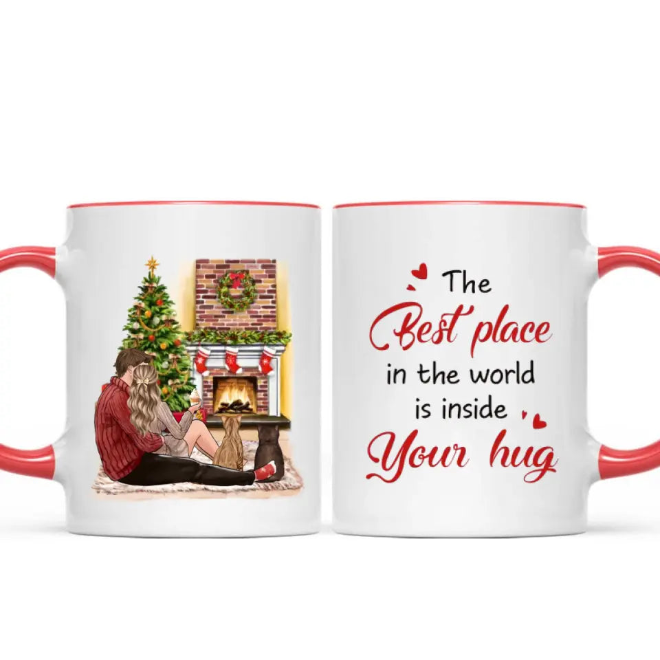 Couple Christmas - sa ljubimcima Šoljica