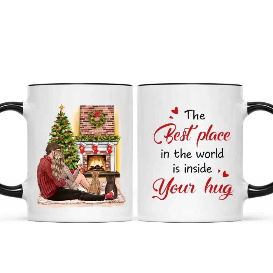 Couple Christmas - sa ljubimcima Šoljica