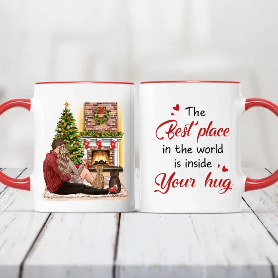 Couple Christmas - sa ljubimcima Šoljica