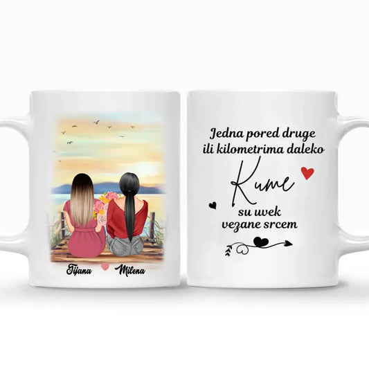 Dve Drugarice Šoljica - Moguće do 5 drugarica