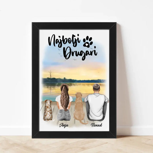 Devojka, muškarac i ljubimci Poster