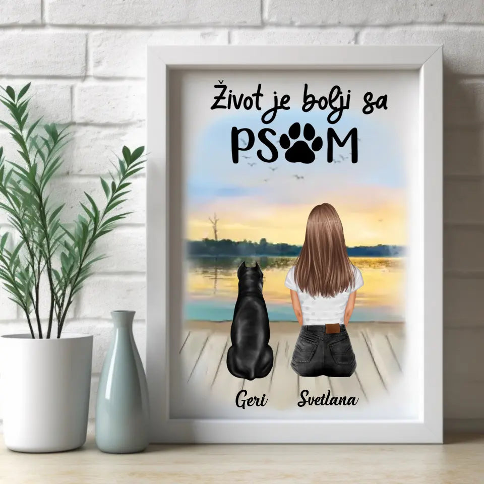 Devojka i Pas Poster