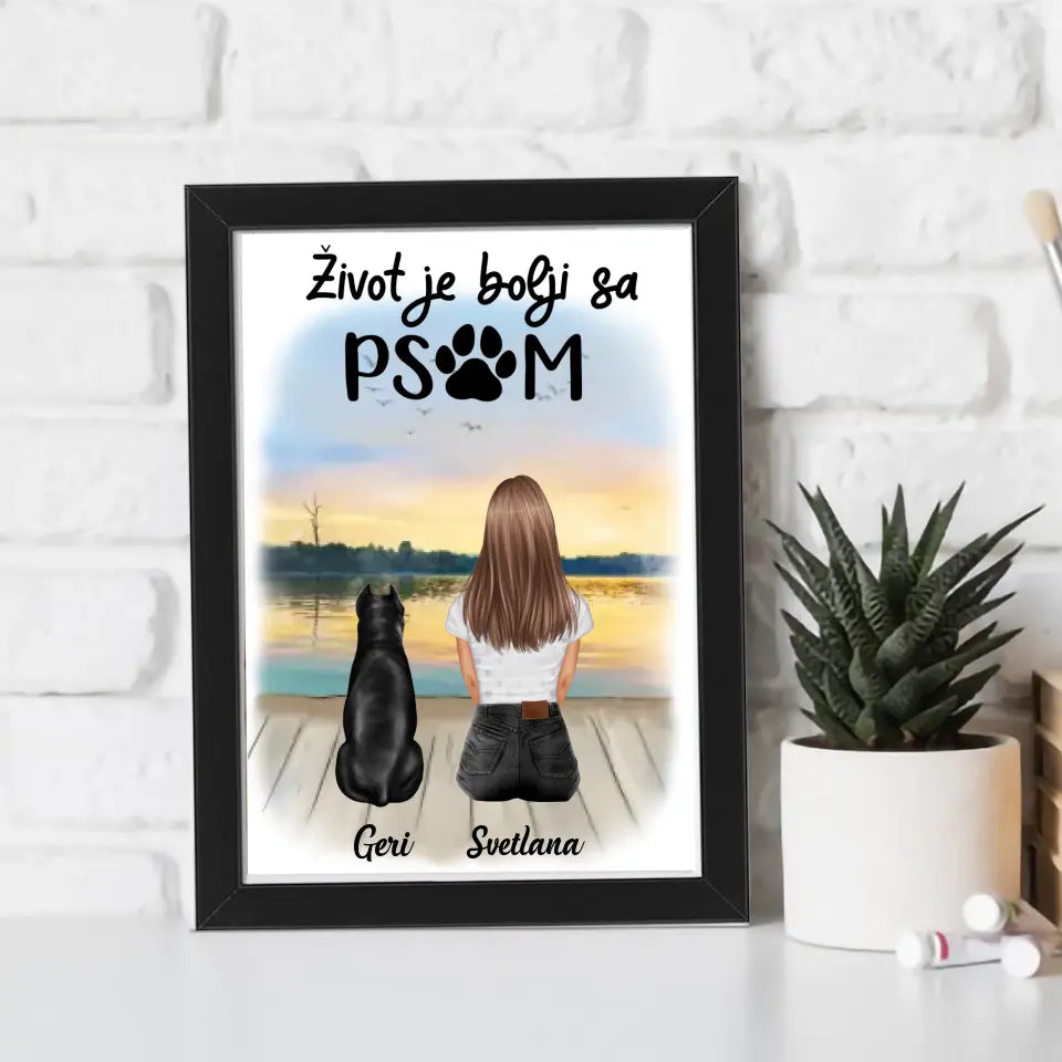 Devojka i Pas Poster