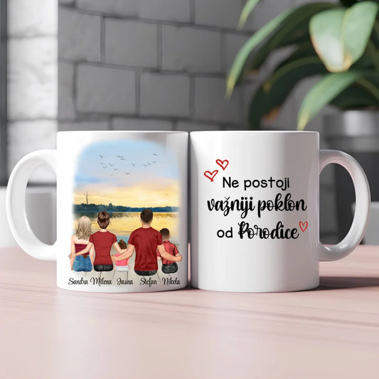 Porodica (troje dece) - Šoljica