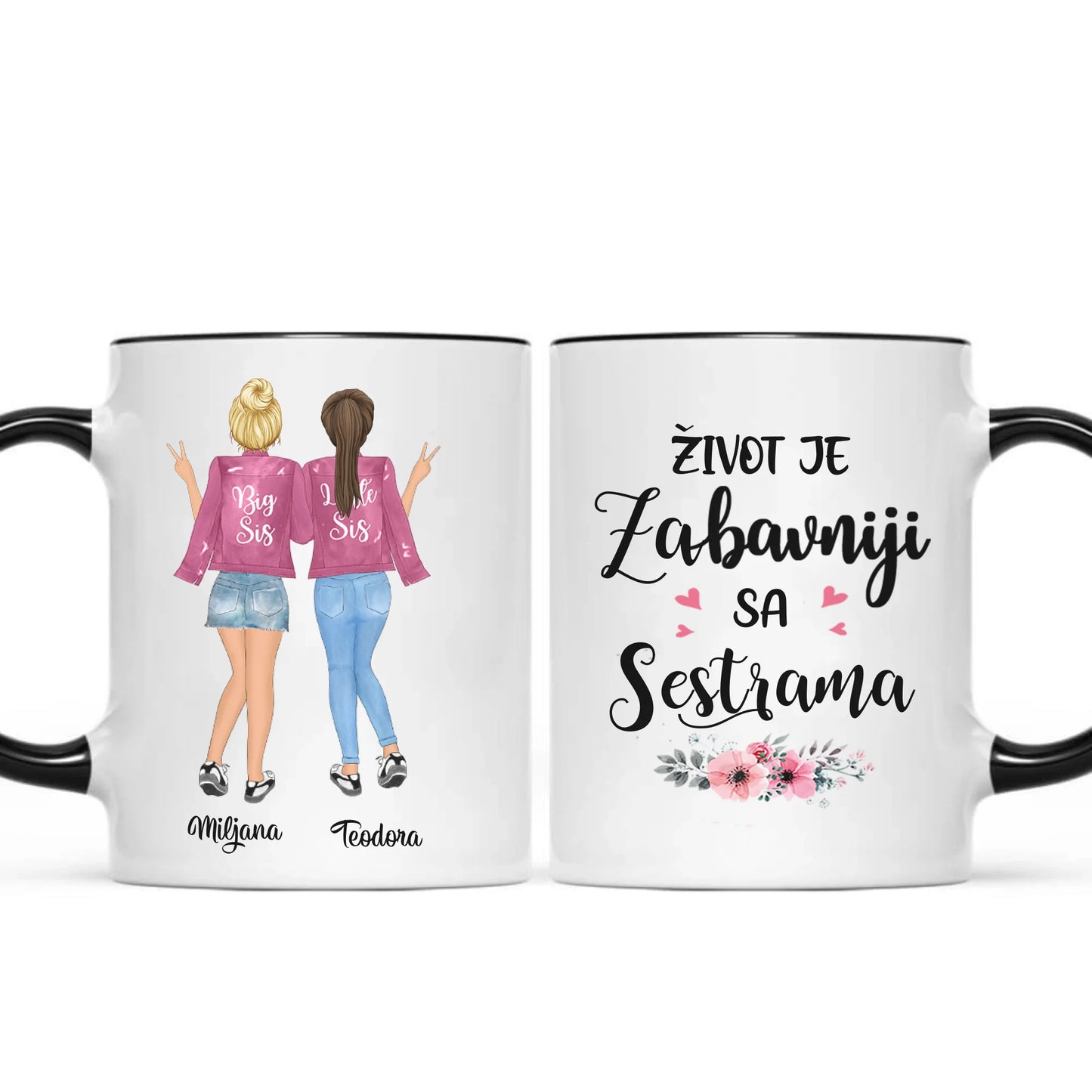 Sestre roze Šoljica