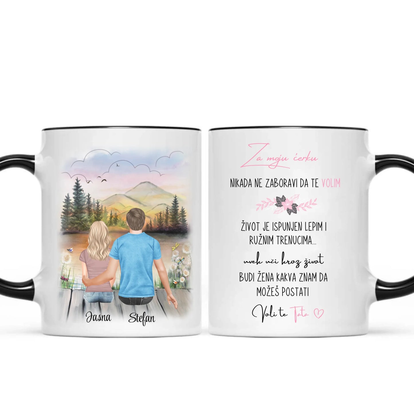 Tata i Ćerka šoljica