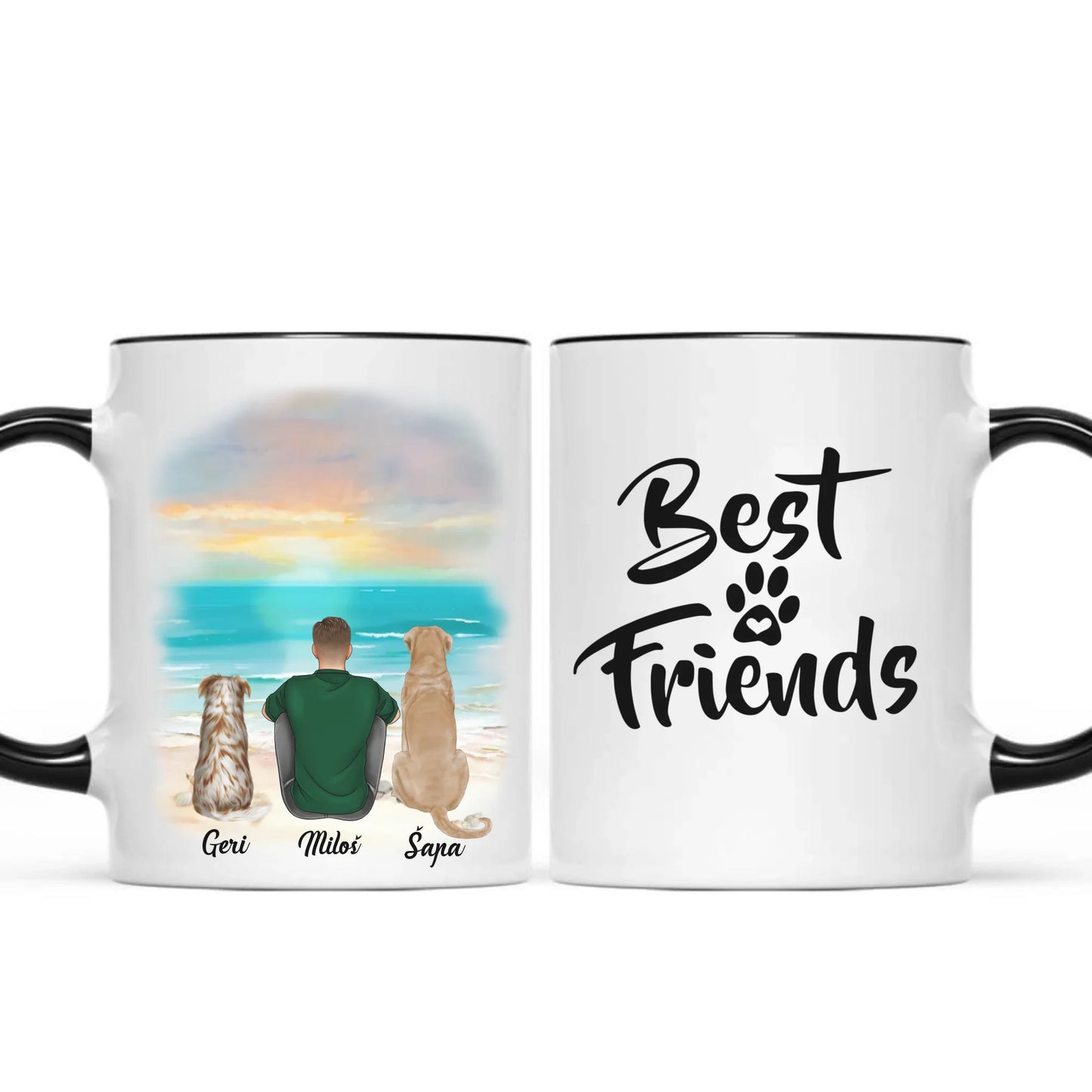 Dečak i Psi Šoljica