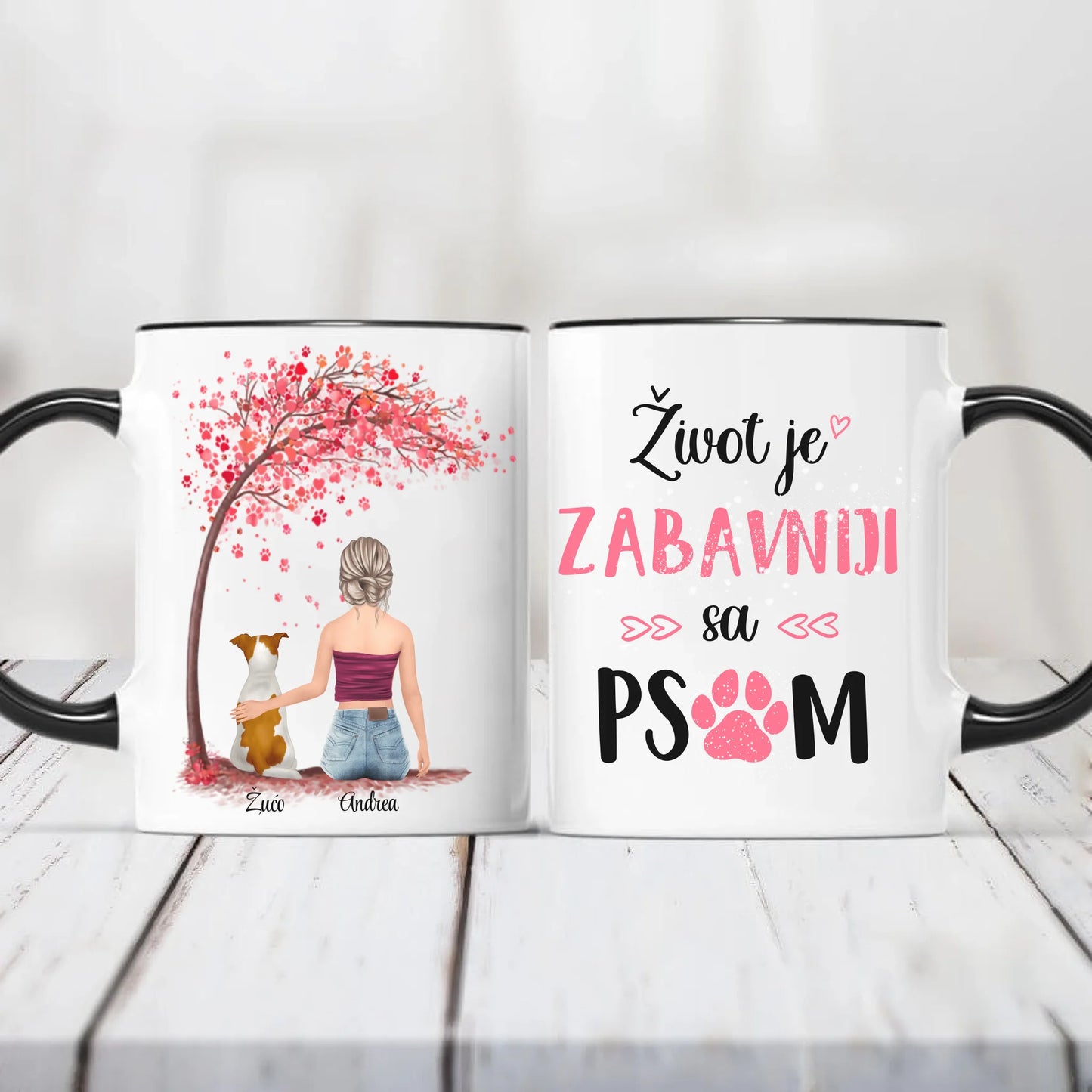 Devojka i Pas - Šoljica