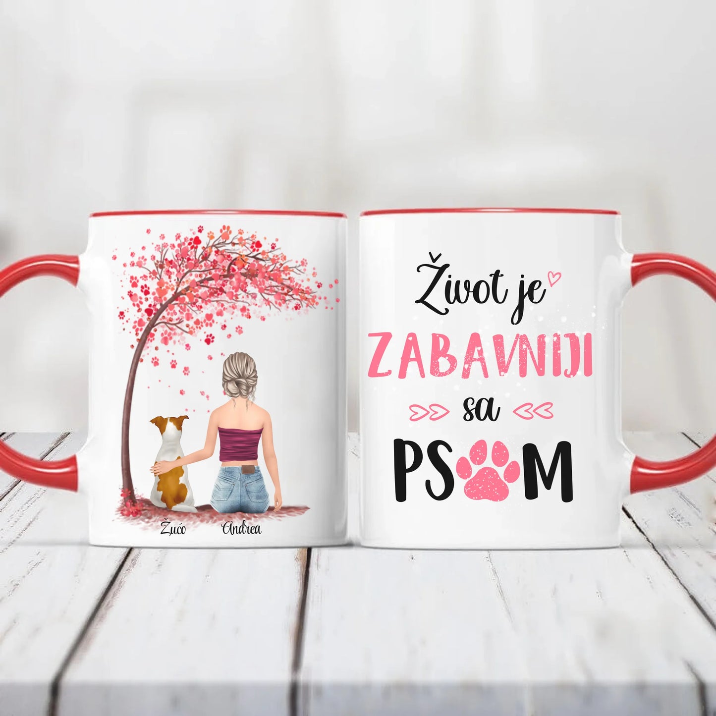 Devojka i Pas - Šoljica