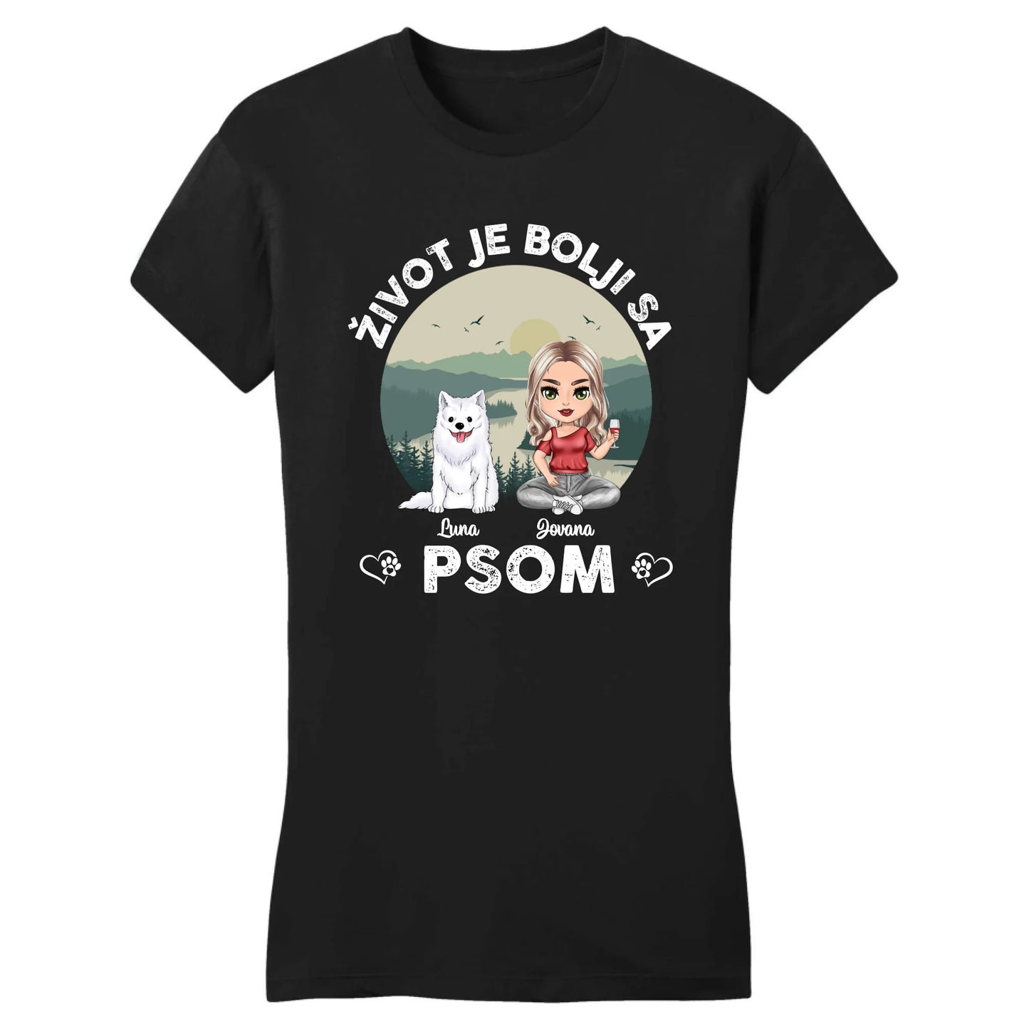 Život je bolji sa psom Majica