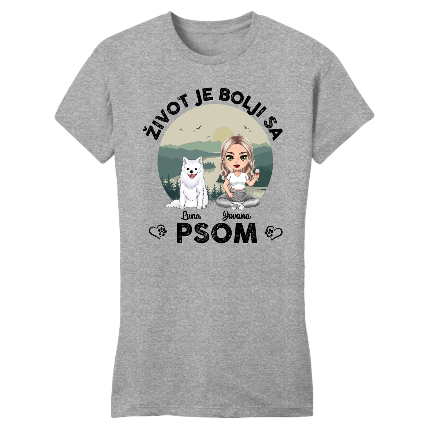 Život je bolji sa psom Majica