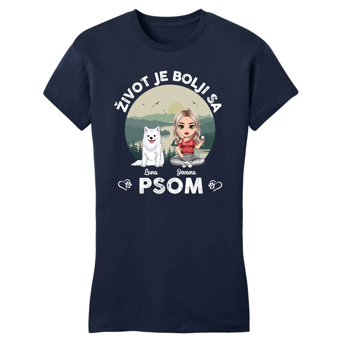Život je bolji sa psom Majica