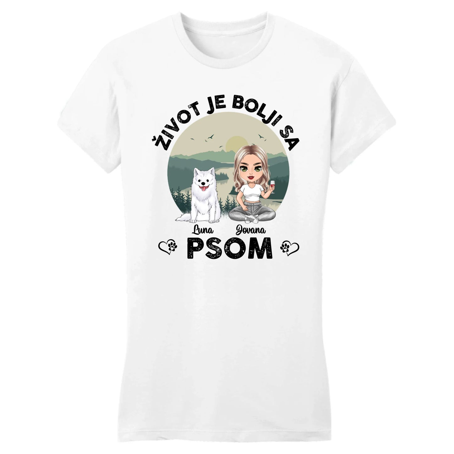Život je bolji sa psom Majica