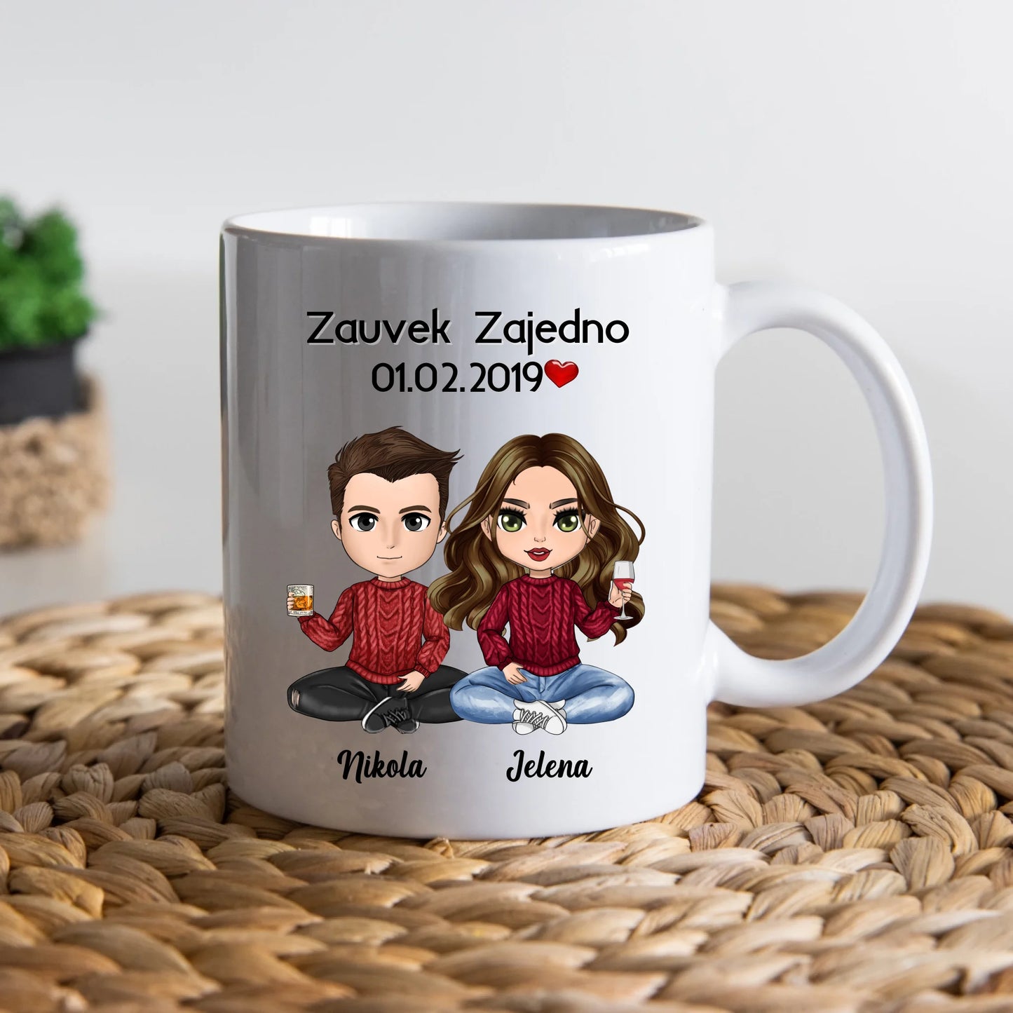 Zauvek zajedno šolja