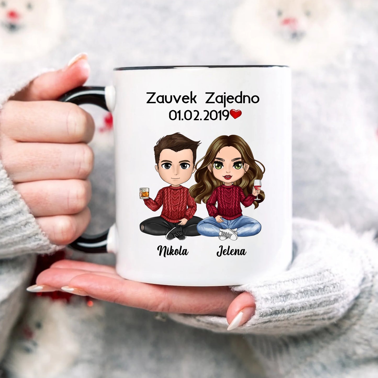 Zauvek zajedno šolja