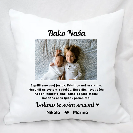 Jastuk sa slikom - Jednina