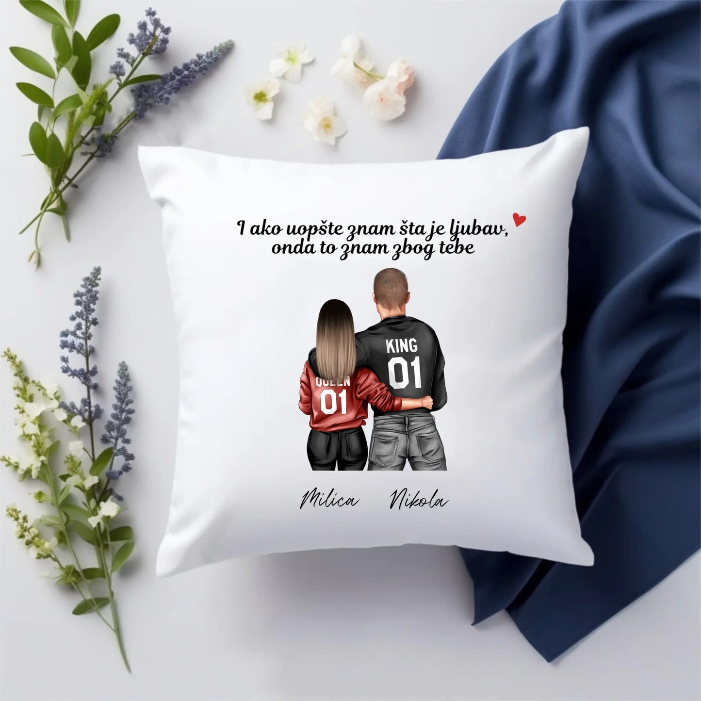 King & Queen jastuk