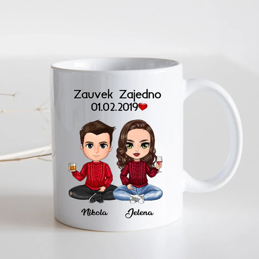 Zauvek zajedno šolja