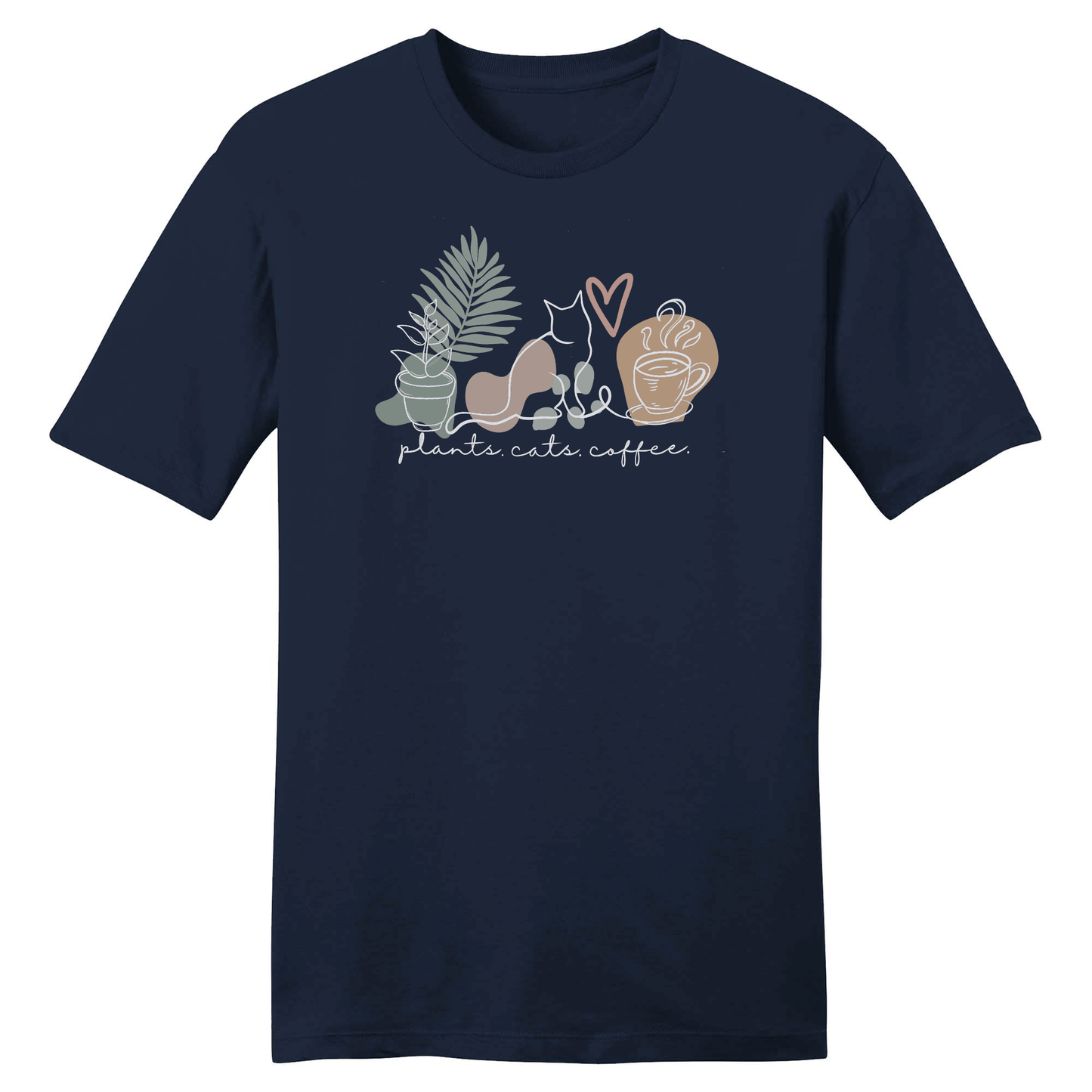 Plants, cats, coffee Majica