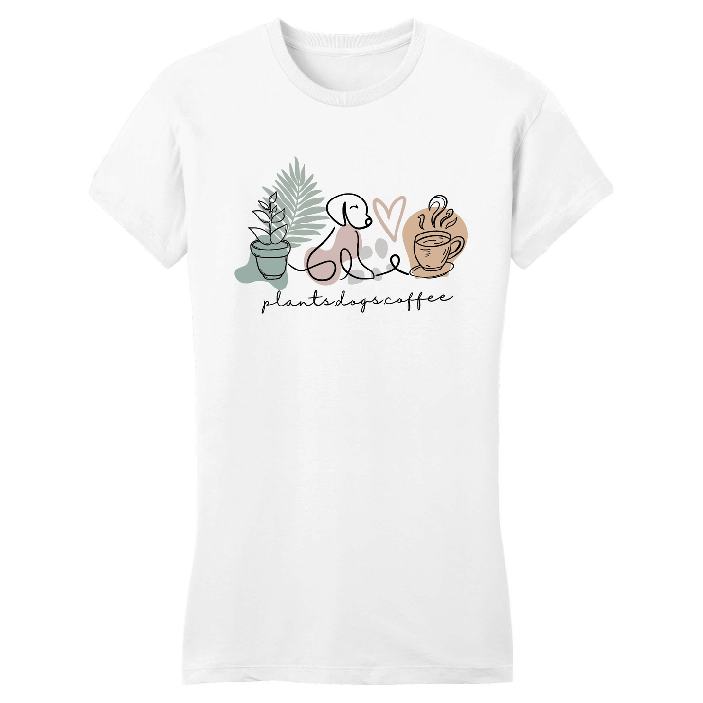 Plants, dogs, coffee Majica