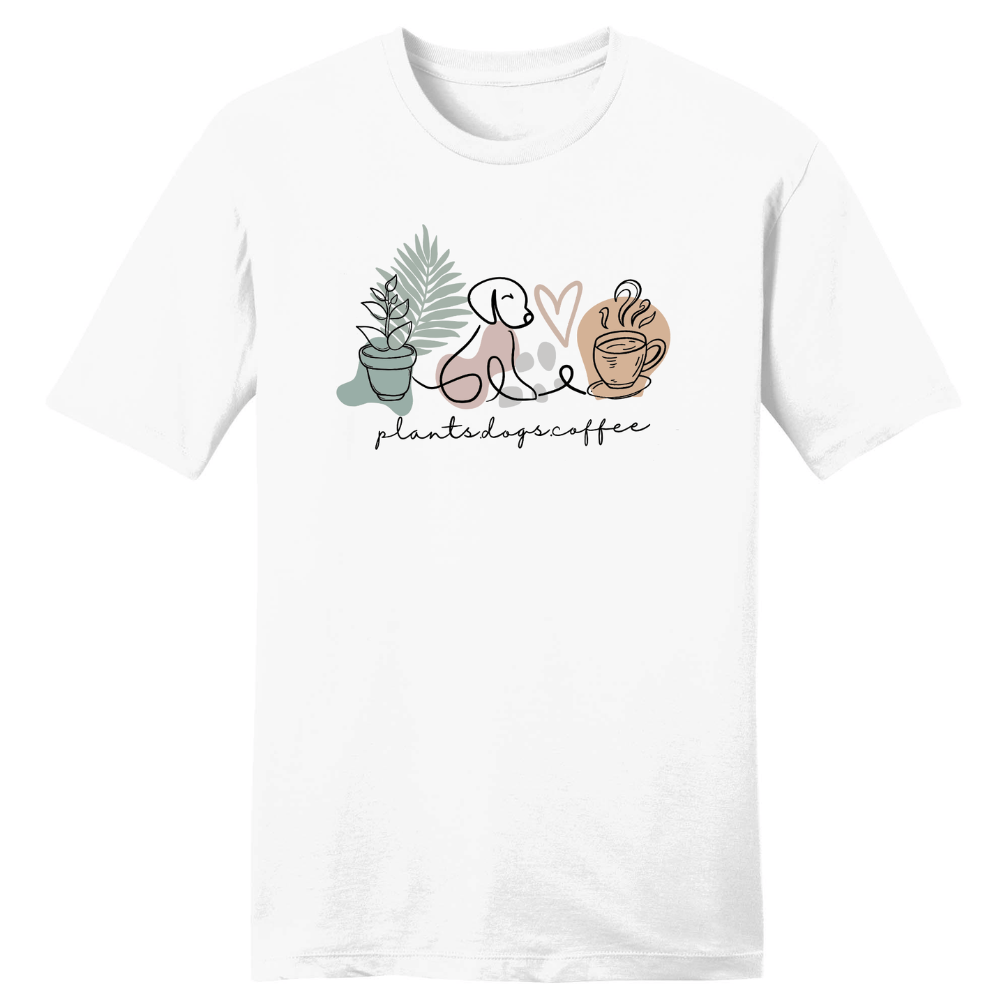 Plants, dogs, coffee Majica