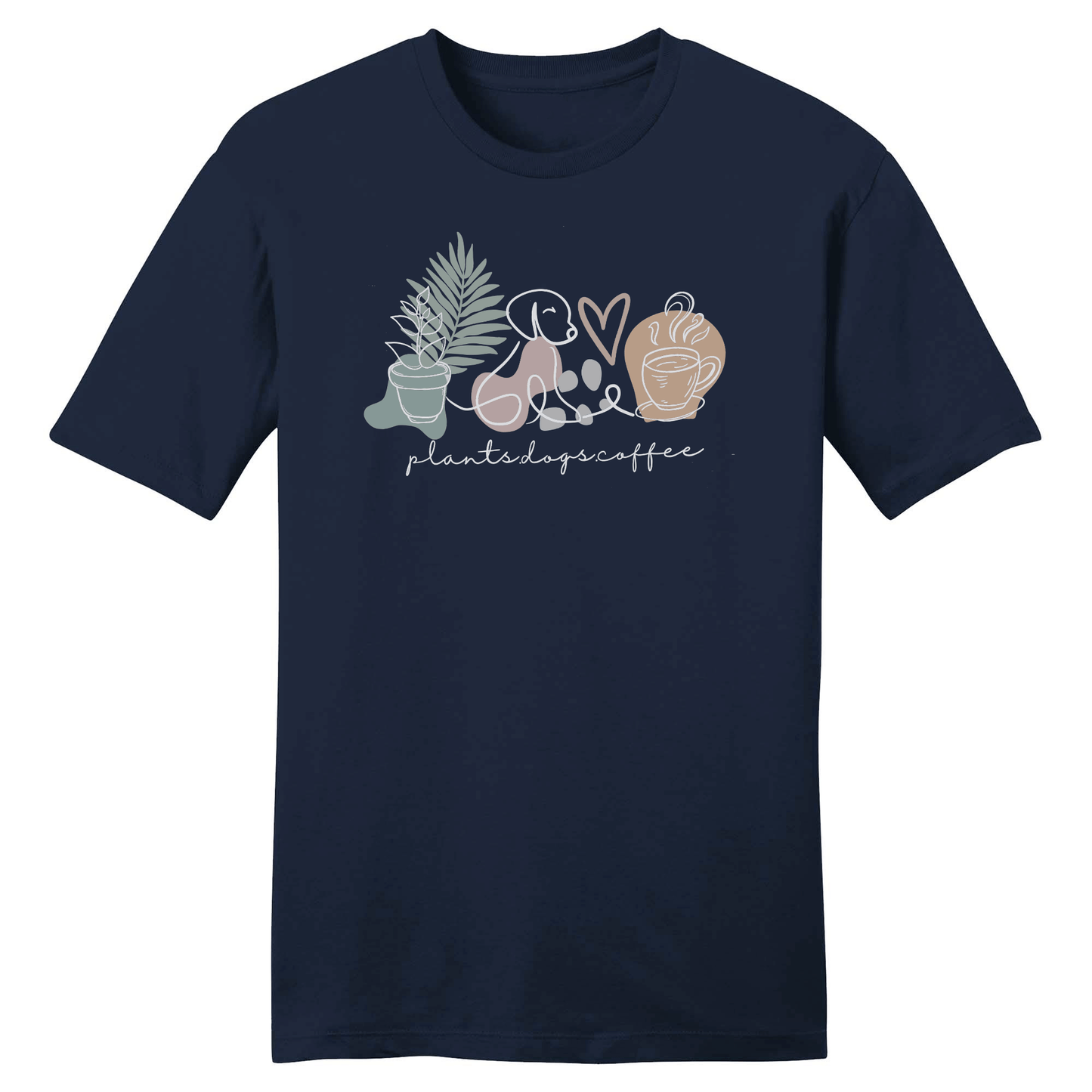 Plants, dogs, coffee Majica