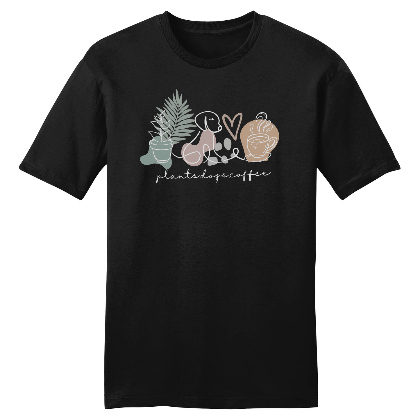 Plants, dogs, coffee Majica