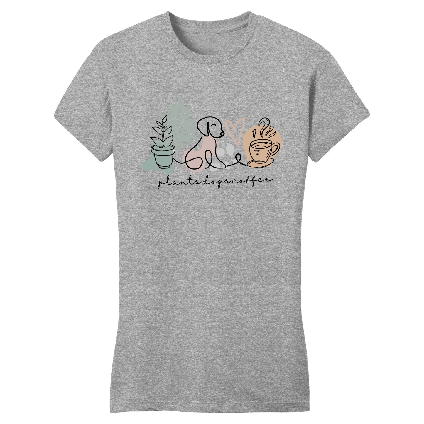 Plants, dogs, coffee Majica