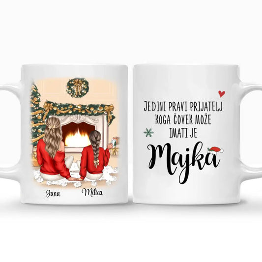 Majka i dete - Božićna šolja