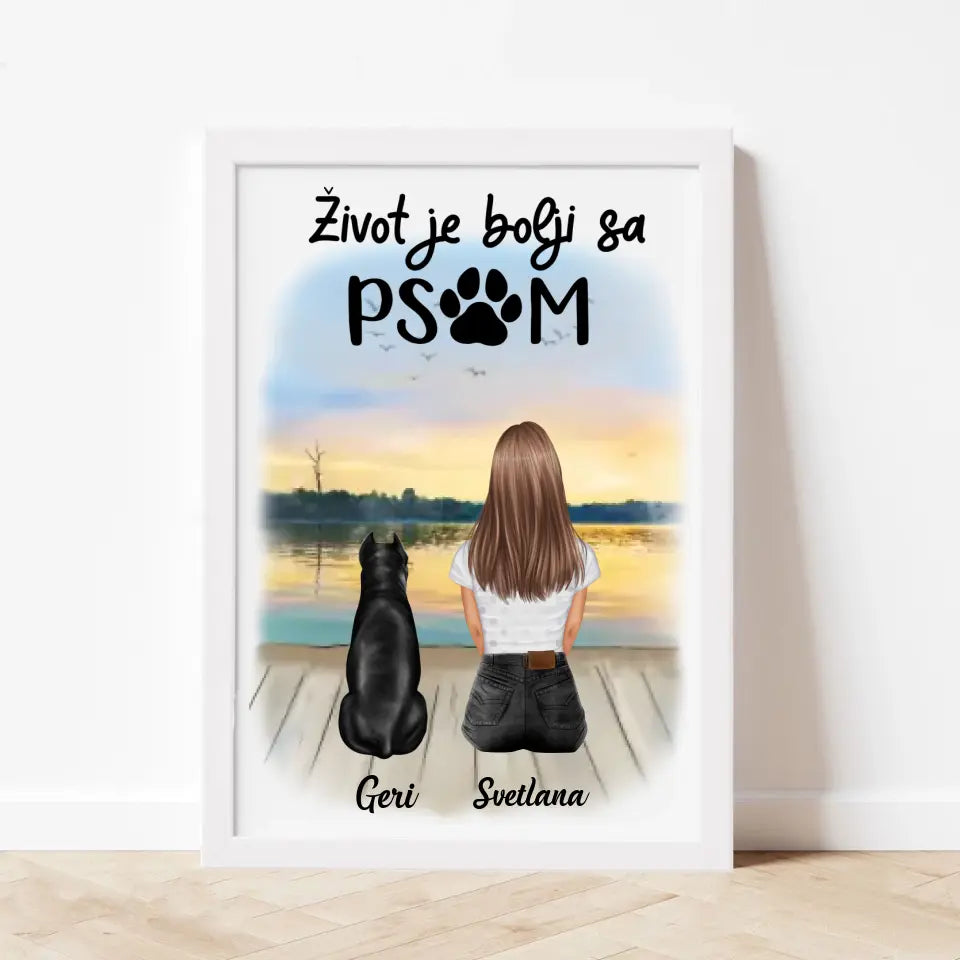 Devojka i Pas Poster