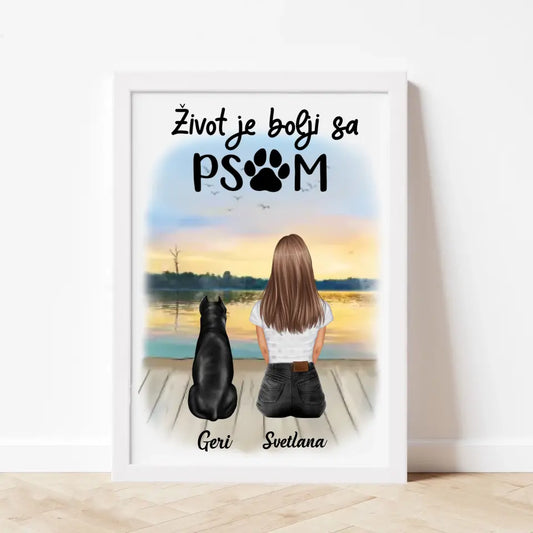 Devojka i Pas Poster