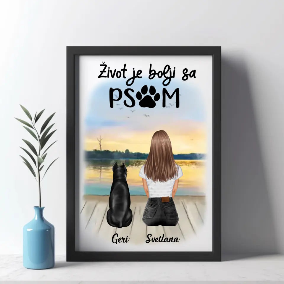 Devojka i Pas Poster