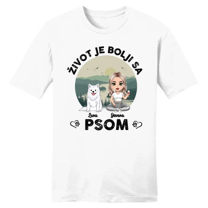 Život je bolji sa psom Majica