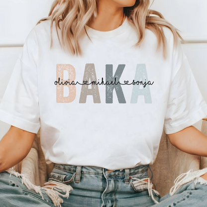 Baka Majica - Dodajte Imena Svoje Dece