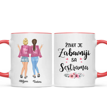 Sestre roze Šoljica