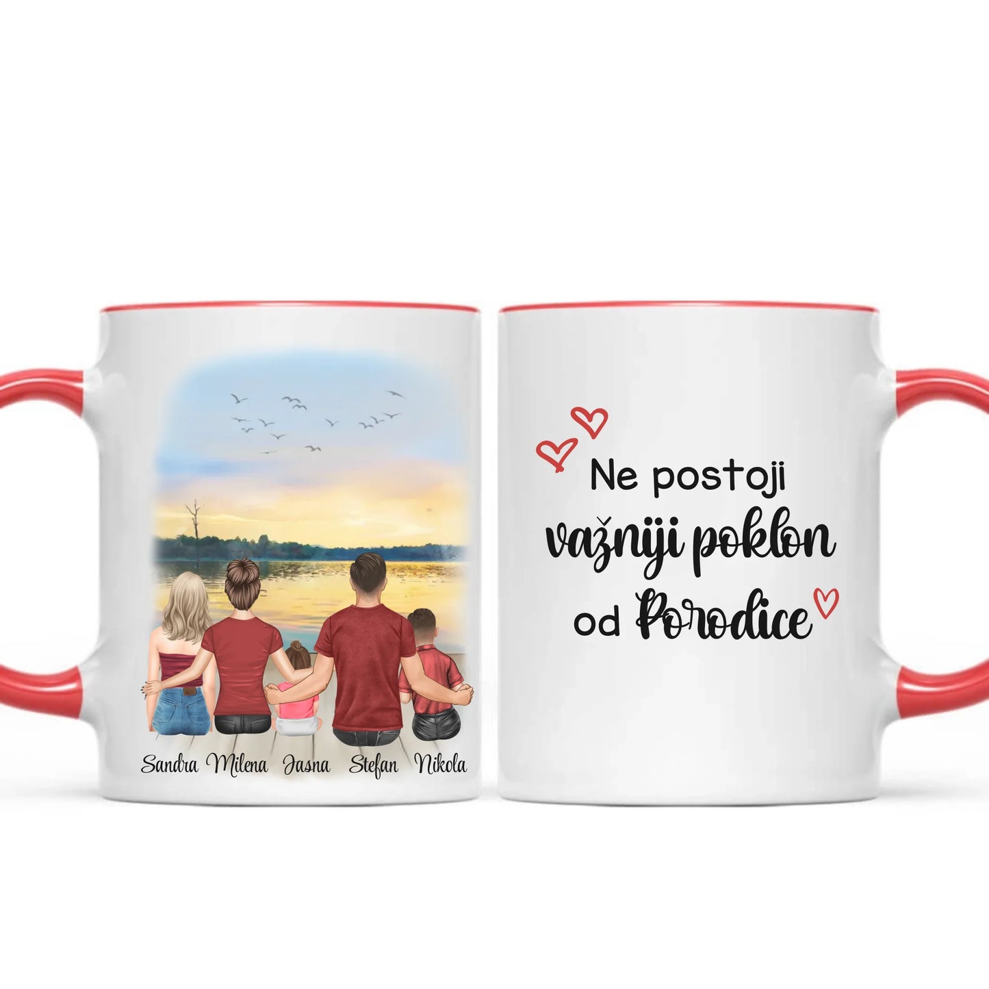 Porodica (troje dece) - Šoljica