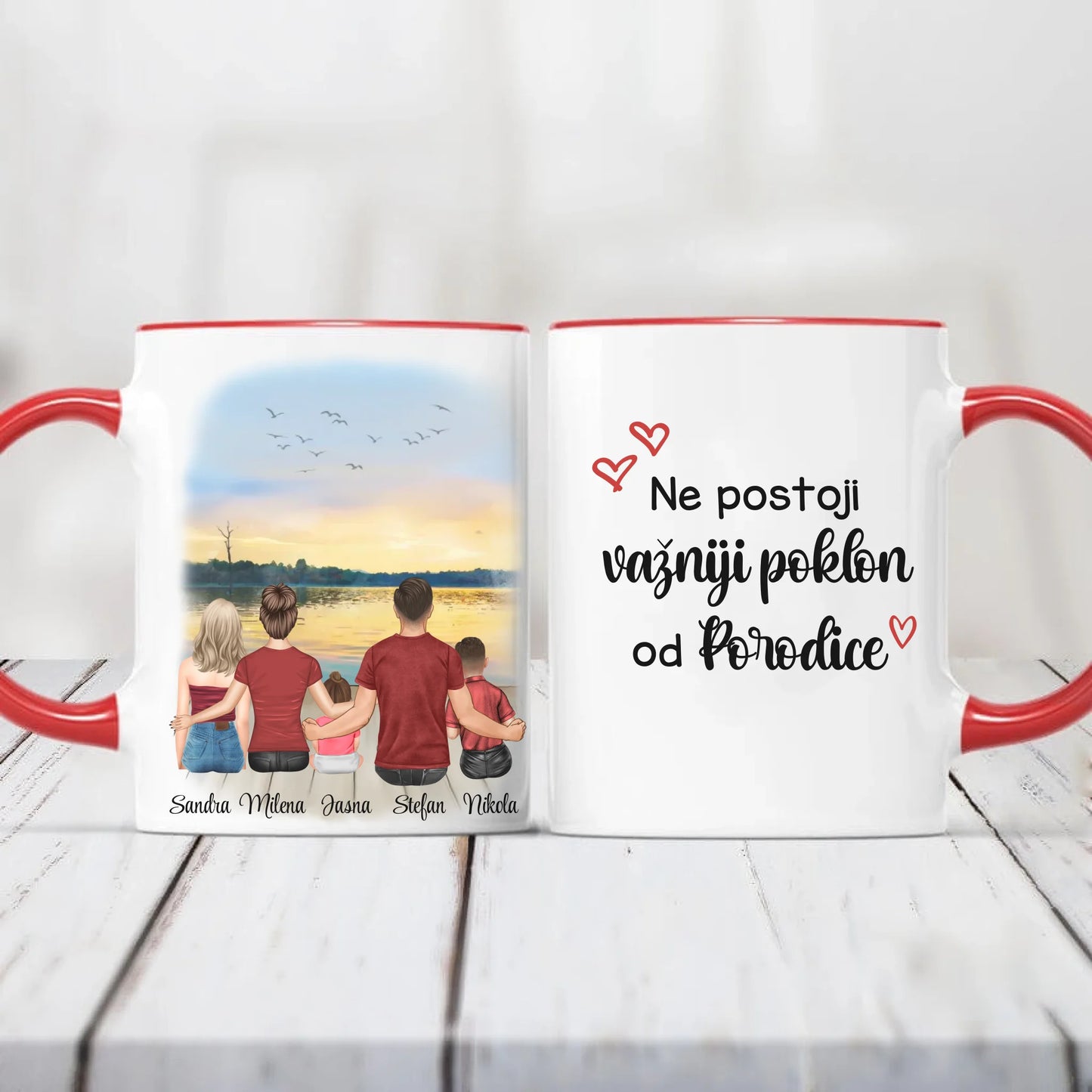 Porodica (troje dece) - Šoljica