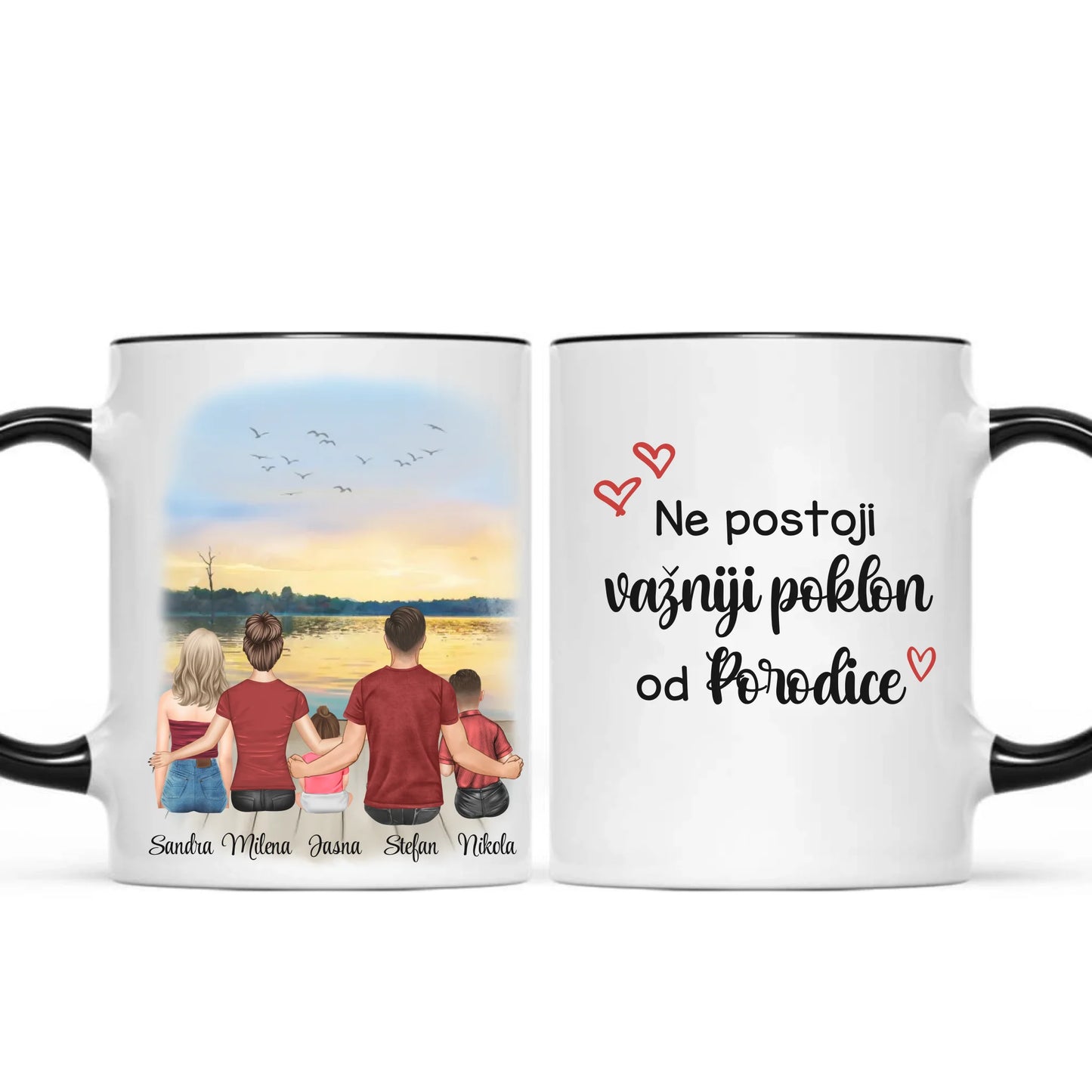 Porodica (troje dece) - Šoljica