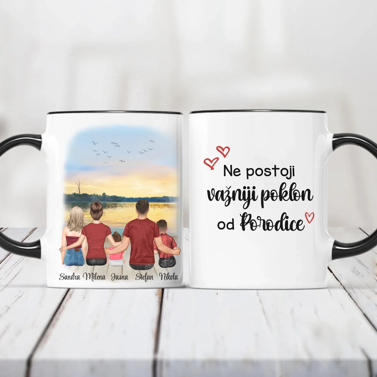 Porodica (troje dece) - Šoljica