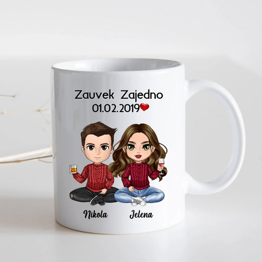 Zauvek zajedno šolja