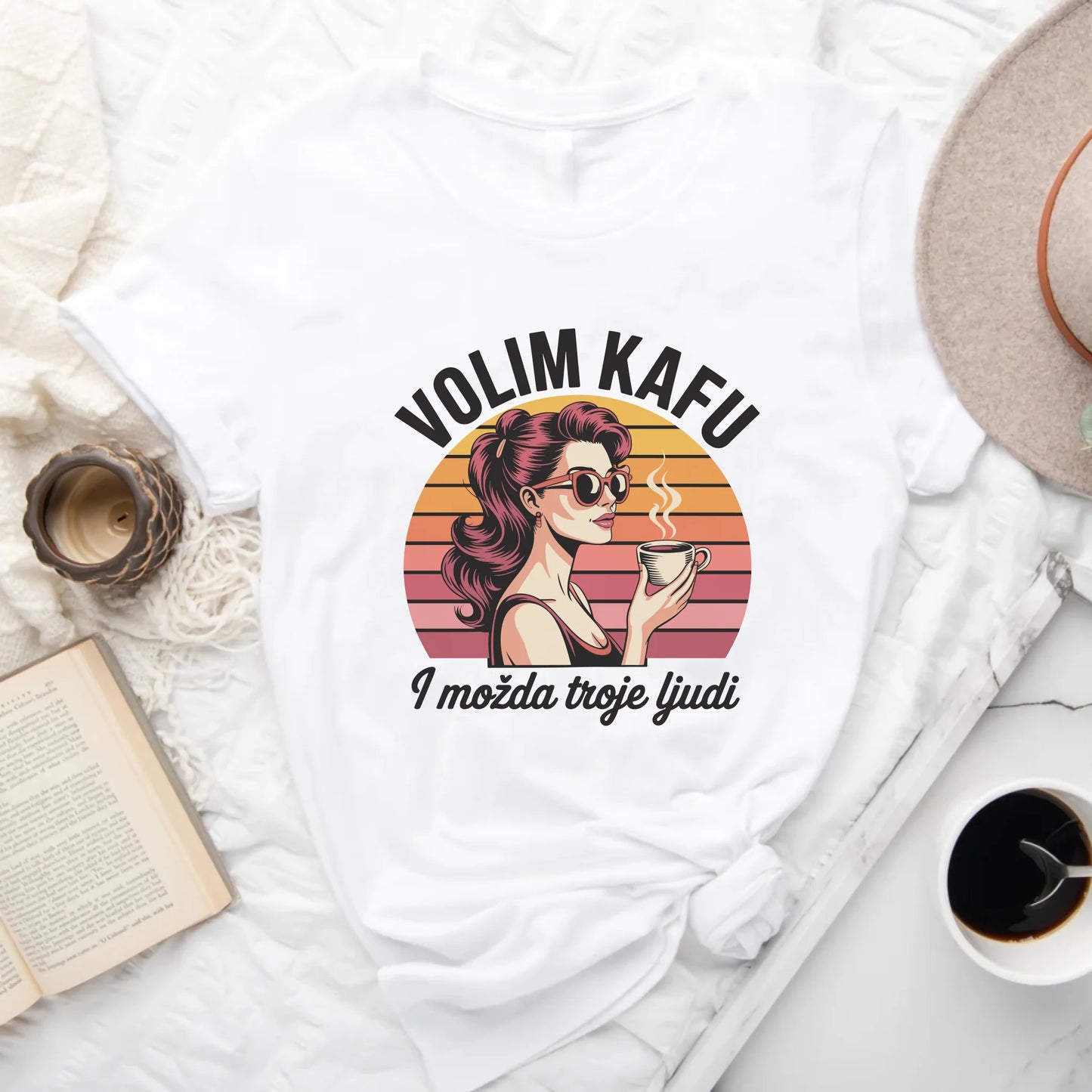 Volim kafu i možda troje ljudi - Majica