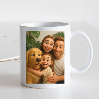 Tvoja fotografija u crtanom obliku - Šoljica