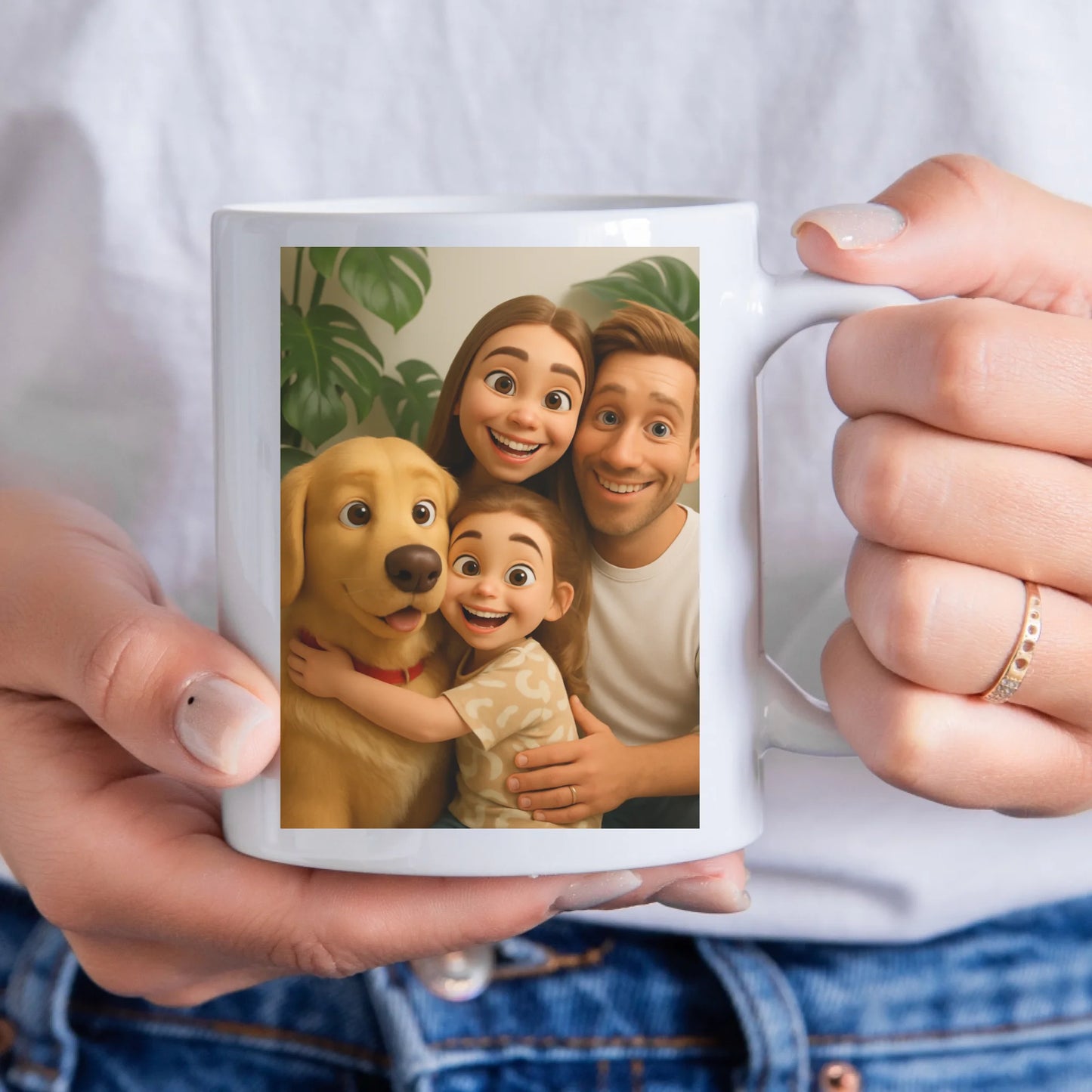 Tvoja fotografija u crtanom obliku - Šoljica